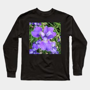 Purple Iris Long Sleeve T-Shirt